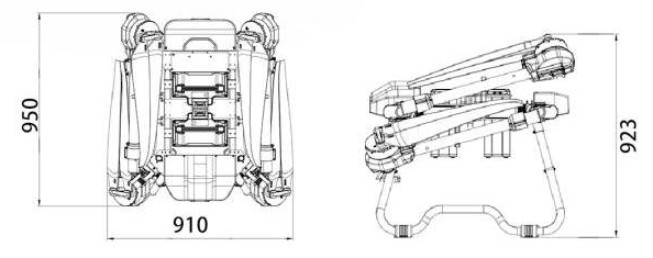 50 kg professionelle Lieferung, Frachttransport, Landwirtschaft, Drohne, 40 l, Pestizidspr&uuml;hen, Uav-Drohne