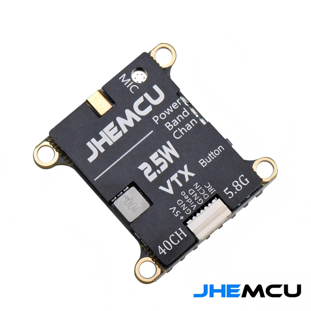 جهاز إرسال JHEMCU 2.5 واط VTX 5.8G 40CH قابل للتعديل FPV 