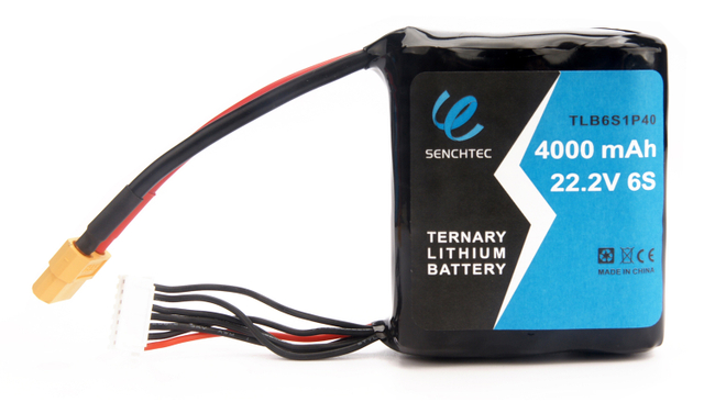 Senchtec 4000 MAh Tern&auml;rer Lithium-Akku, 22,2 V, 6S, leistungsstarker, wiederaufladbarer Akku mit gro&szlig;er Reichweite, Multicopter, Quadrocopter, UAV, Drohne, Fpv-Akku