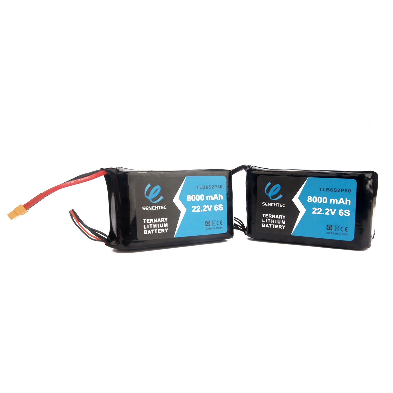 Senchtec 8000 MAh Ternary Lithium Battery Pack 22.2V 6S Napakahusay na Rechargeable Long Range Multicopter Quadcopter Uav Fpv Drone Battery