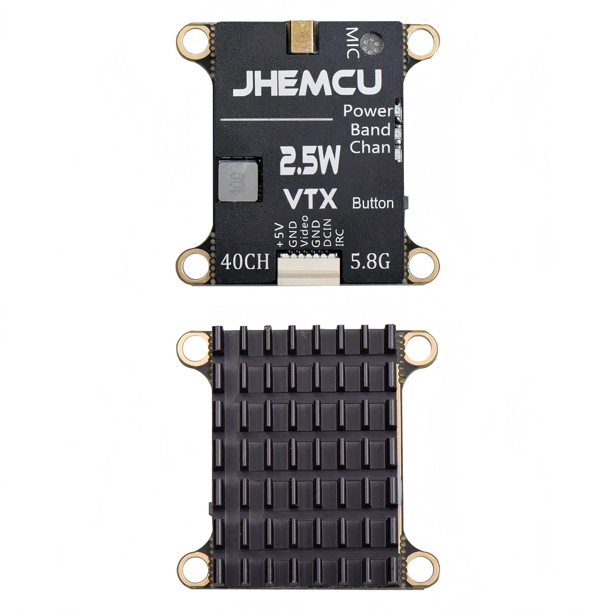 JHEMCU 2,5 W VTX 5,8 G 40 CH einstellbarer FPV-Sender 